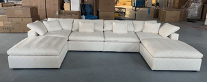 Divano componibile di lusso FERLY, divano in peluche, mobili da <span class=keywords><strong>soggiorno</strong></span> per casa e salotto - Product Image 3