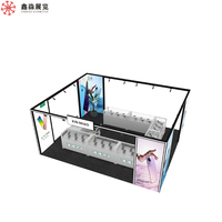 Offre Spéciale : Stand Modulaire Pop-up Lumineux à LED avec Structure en Aluminium pour Magasin de Vêtements Éphémère