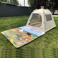 Vente en gros de couvertures de pique-nique imperméables personnalisées, extra grandes, portables, pliables, pour le camping, la randonnée, les festivals