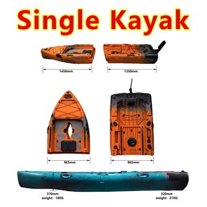 <span class=keywords><strong>Kayak</strong></span> <span class=keywords><strong>de</strong></span> <span class=keywords><strong>pêche</strong></span> modulaire Itoo pour 2 personnes en HDPE, 14,77 pieds (4,2 m), moteur détachable, double propulsion <span class=keywords><strong>à</strong></span> pédales, ailerons <span class=keywords><strong>à</strong></span> <span class=keywords><strong>hélice</strong></span>, résistant <span class=keywords><strong>à</strong></span> l'eau - Product Image 4