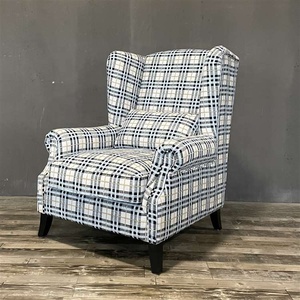 Luxury French Furniture Antique Provincial Style Tufted <strong>Back</strong> <strong>Wing</strong> <strong>Back</strong> <strong>Arm</strong> <strong>Chair</strong> for Living Room - Product Image 4