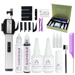 Kit <span class=keywords><strong>di</strong></span> Estensioni per Capelli Comblinees all'Ingrosso con Colla a Freddo per Uso Professionale in Salone Tecnologia <span class=keywords><strong>di</strong></span> Connessione Capelli - Product Image 5