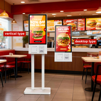 Système de commande numérique pour menu électronique, système POS, écran tactile étanche, Android, borne de commande automatique en libre-service dans les restaurants