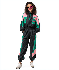 Collection de survêtements vintage pour femmes des années <span class=keywords><strong>80</strong></span> et <span class=keywords><strong>90</strong></span>, en polyester, pour la scène - Product Image 2