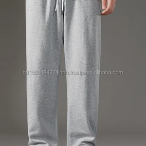 OEM POLIÉSTER ALGODÓN CVC ROPA DEPORTIVA AL AIRE LIBRE CÓMODOS PANTALONES HOMBRES SUELTOS PANTALONES TRANSPIRABLES PERSONALIZABLE BARATO - Product Image 1