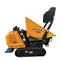 Ketten-Dumper Schubkarre 0,86 Tonnen Rhinoceros XN800 Mini-Dumper Fabrikpreis Kubota Motor EPA Euro V Landwirtschaft Garten 800kg Lader