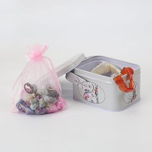 Wholesale Price Organza Bags Mixed Color Drawstring Mesh Jewelry Pouches Sheer Mesh <b>Wrap</b> for Festival Party Christmas Favor RTS - Product Image 6