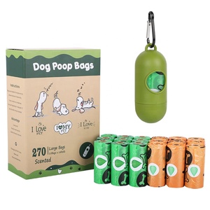 Multi Color Eco Friendly Plastic Poop Bags Dog Poop Bag With Dispenser Custom Biodegradable Compostable Dog Poop Bag