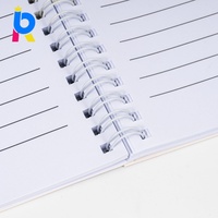 Planificador B5 de alta calidad, personalizado al por mayor, con encuadernación Wire-O, para papelerías, impresión digital, papel reciclable ecológico