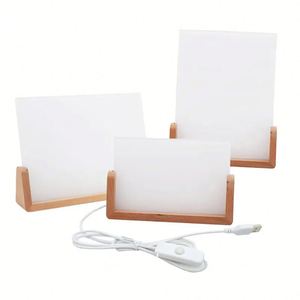 Light USB <b>Acrylic</b> Photo <b>Frame</b> with Sublimation Blanks Customized Logo & Thermal Transfer Printing-Perfect DIY Home Decor - Product Image 3