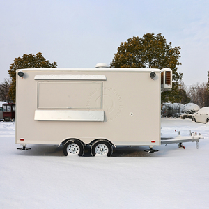 Trattore Alimentare Mobile Personalizzato dalla Fabbrica Honlu, Rimorchio per Fast Food, Rimorchio per Gelati, Food Truck con Cucina Completa - Product Image 2