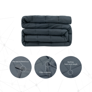 Couvertures lestées sensorielles en coton matelassé de haute qualité, personnalisées, pour adultes, avec billes de verre <span class=keywords><strong>premium</strong></span> - Product Image 5