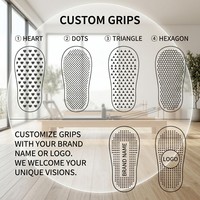 Chaussettes de sport personnalisées écologiques en coton pour hommes, avec impression numérique, logo brodé, impression sur le bord, motif dessiné à la main, pour la gym