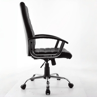Chaises de bureau ergonomiques en cuir PU, en cuir PVC, chaises d'ordinateur, chaises d'étude sédentaires pour la maison, vente en gros