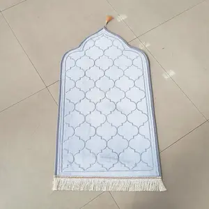 Коврик для молитвы Raschel в форме пуантов, коврик для пола с текстурой горячего прессования, коврик для молитвы Ближнего Востока