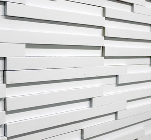Panneau mural <span class=keywords><strong>intérieur</strong></span> en bois massif <span class=keywords><strong>Brique</strong></span> <span class=keywords><strong>décorative</strong></span> 3d Lambris muraux en bois blanc pour murs - Product Image 6