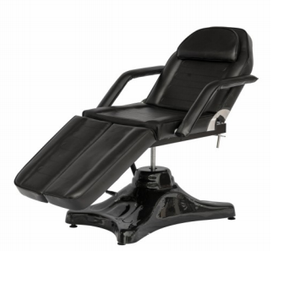 Table de massage réglable blanche, chaise de beauté pour salon de beauté et spa, lit de traitement rembourré avec appui-tête - Product Image 2