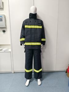 Combinaison de protection ignifuge Nomex sur mesure/bottes/casque EN469 Vêtements de <span class=keywords><strong>s</strong></span>écurité incendie Combinaisons de pompier EPI Ensemble complet - Product Image 3