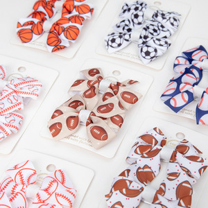 Fermagli per Capelli Sportivi HipGirl con Fiocchi in Nastro per Ragazze, Accessori e Fermagli per Capelli, Regali per Squadre - Product Image 2