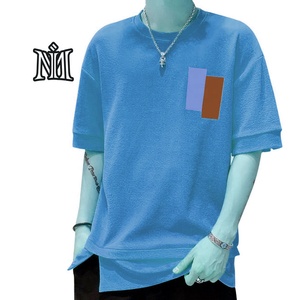 Mejor precio de los hombres 100% de algodón para Polo Hip Hop Street Wear Yoga Casual Camisetas - Product Image 5