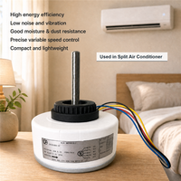 Moteur DC à faible bruit, longue durée de vie et couple élevé, moteur de ventilateur DC pour appareils électroménagers, climatiseur