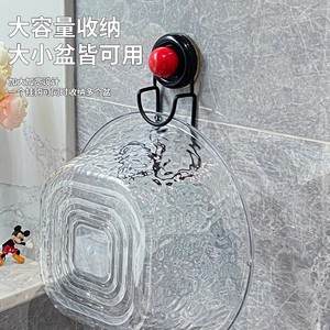 Suction Cup Basin Hook Curved Single Hook 1-3kg Load Bathroom Storage No <b>Drill</b> Installation - Product Image 3