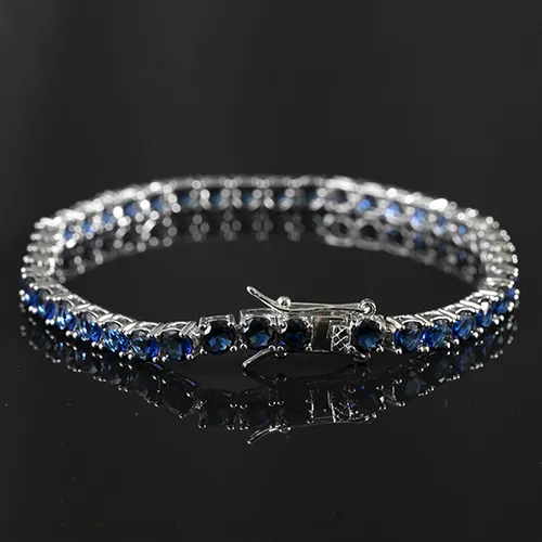 Hot Sale 925 Sterling Silver Fashion Jewelry Charm Bracelet High Quality Trend Zircon Luxury Tennis Bracelet For Women