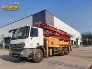 M38-5 38M Máy Móc Trung Quốc Đã Qua Sử Dụng Bơm Xe Tải Xe Tải Gắn BƠM BÊ TÔNG Putzmeister Giá Xe Hơi - Product Image 3