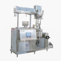 Homogénéisateur sous vide 100l 200l 300l mélangeur émulsifiant machine de fabrication de crème cosmétique mayonnaise