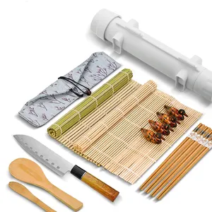 Sushi Making Kit for Beginners - DIY Sushi Maker Kit, Sushi Kit For Home  Includes Sushi Roller, Sushi Bazooka Kit, Avocado Slicer, Sushi Knife,  Sushi