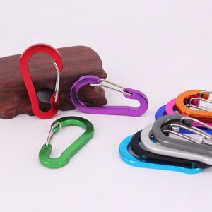 Custom Logo Mini Aluminum Carabiner Keychain Lightweight Spring <b>Snap</b> Hook <b>Clip</b> for Outdoor Event Giveaways - Product Image 5