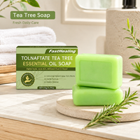 Savon Solide Purifiant et Hydratant à l'Huile Essentielle d'Arbre à Thé, Marque Blanche, 115g, pour Peaux Grasses, Apaisant, Soin de la Peau, OEM
