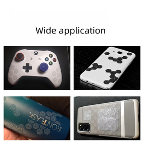 Autocollants texturés hexagonaux prédécoupés pour souris, clavier, ordinateur portable, manette de jeu, console de jeu, grip antidérapant personnalisé pour souris - Product Image 3