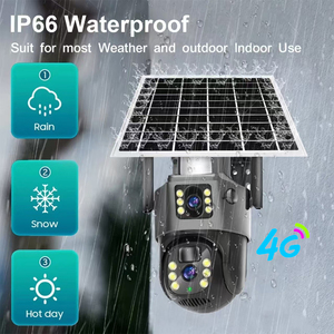 8000mAh Large Battery <strong>4MP</strong> Dual Lens PTZ <strong>Camera</strong> 4G SIM Card Solar Powered Outdoor CCTV Security System - Product Image 1