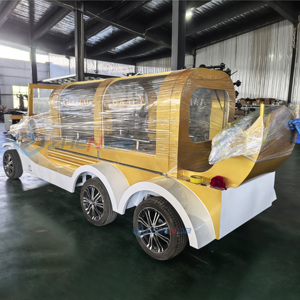 Luxury Funeral Limousine Classic Hearse Car Popular Nigerian Style Electric Hearse Funeral Hearse Trailer for Sale - Product Image 3