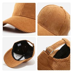 Casquettes de baseball personnalisées pour hommes, 6 panneaux, coton bleu marine épais, hiver, automne, décontractées, européennes, broderie 3D - Product Image 6