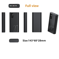 Último Modelo Power Bank 20000mAh de Carga Súper Rápida Pd con Salida Tipo C de 22.5W y Pantalla Digital de Capacidad Real