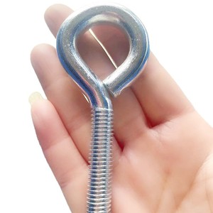 Eye Slip <b>Hook</b> Galvanized M3 M4 M5 M6 M8 Closed Ring Screw <b>Bolt</b> For General Industry Hardware - Product Image 1