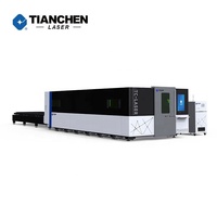 Machine de découpe laser fibre 6000W, kit complet CNC automatique 3 axes, refroidissement par eau, haute précision, pour tôles de 2x6m, cuivre, fer, 3mm