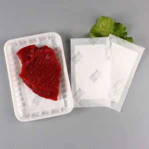 Color Fresh Meat Absorb Pad Super Absorbent <b>Polymer</b> Black 170x100mm 3000pcs/ctn 60ml/pcs White , Black / MY-B160100-02 7 Days - Product Image 1