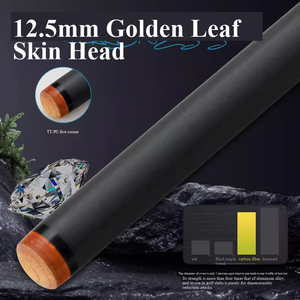 Taco de Billar <span class=keywords><strong>Crical</strong></span> de 12.5mm, Negro, de Carbono, con Funda de Arce y Eje de Fibra de Carbono, 19oz, para Pool - Product Image 5