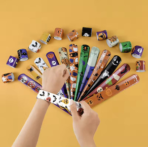 <b>Top</b> Quality Halloween Clap Bracelet Slap Ghost Bracelet Ghost Festival <b>Pvc</b> Clap Bracelet Happy Decorations Supplies Toy - Product Image 4