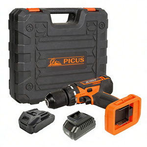 Vente en gros de perceuses à percussion sans fil rechargeables à batterie lithium-ion personnalisées, ensemble PKS-066, haute performance, 21V, batterie lithium-ion - Product Image 5