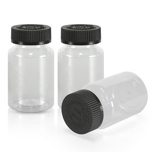 Nuevo en 2026: Botella de PET Cilíndrica Transparente de 100ML, 120ML, 150ML, 200ML, 250ML en Color Ámbar, Azul, Verde, Naranja y Marrón para Uso Industrial - Product Image 3