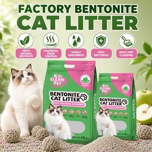 Sable à chat OEM personnalisé en usine, litière agglomérante en bentonite pour animaux de compagnie, fourniture pour magasins - Product Image 1