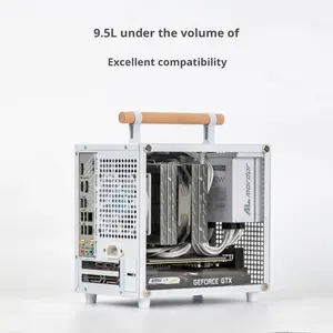 Gabinete de PC <span class=keywords><strong>ALBOX</strong></span> de Torre Completa Mini-ITX, Inserción Directa, Fuente de Alimentación SFX, 9L, Portátil, Mini, No A4C24U35 - Product Image 3