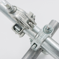 Coupleur double BS galvanisé EN74 coupleur pivotant forgé 48.3*48.3MM pour pince d'échafaudage