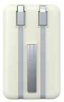 Power Bank portabel kapasitas tinggi, Power Bank portabel kapasitas tinggi 10000mAh dengan Stand logam PD20W ABS PC tahan api