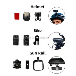 Caméras vidéo miniatures OEM 30fps, étanches, actioncam pour vlog en extérieur, vélo, <span class=keywords><strong>moto</strong></span>, écran tactile, fonction grand angle - Product Image 2