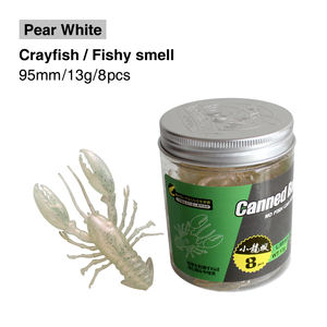 Lot d'appâts souples pour la pêche, pack de leurres pour attraper des poissons tels que les ménés, les ménés, les perches ou les serpent, OEM, en bouteille, 13g - Product Image 6